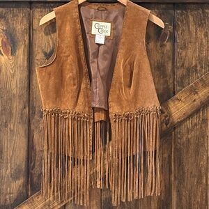 Cripple Creek Leather Suede Vest